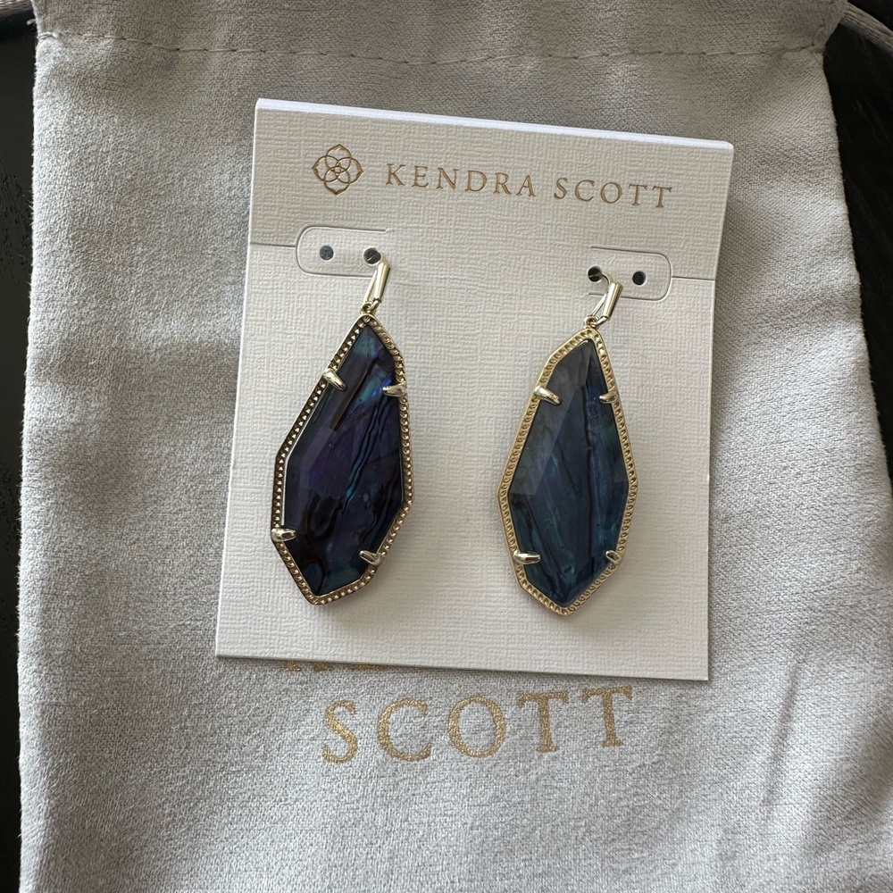 Kendra Scott Blue Drop Earrings